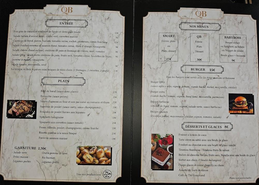QB Restaurant - Menu Image 3