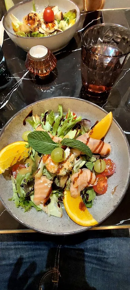 Salade Saumon Crevette